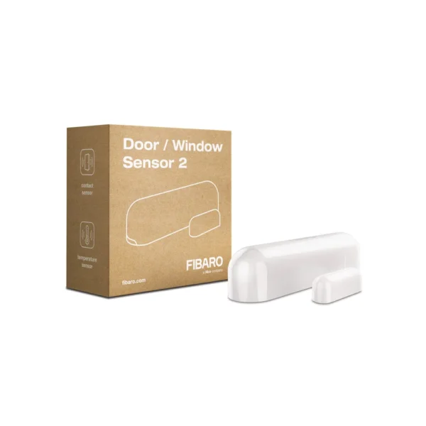 Fibaro Door and Window Sensor white color with its package