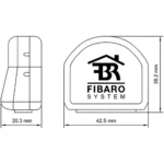 Fibaro Double Switch Size