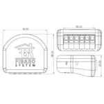 Fibaro Roller Shutter product dimensions