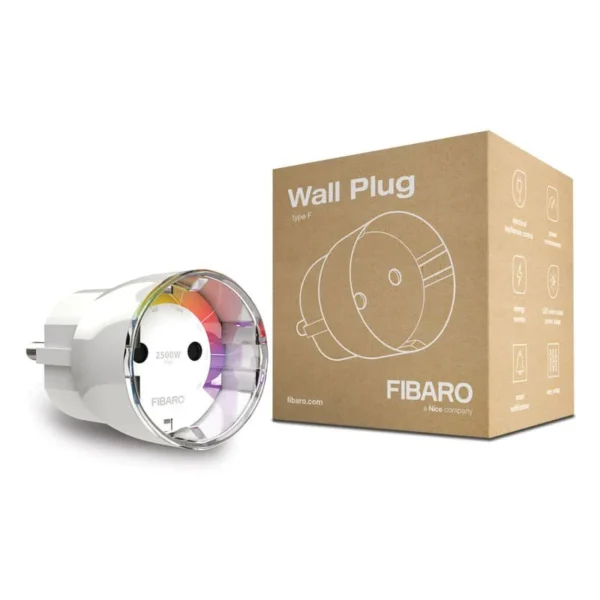 Fibaro Wall plug Type F with its package