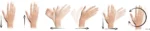 Hands gesturing in different direction